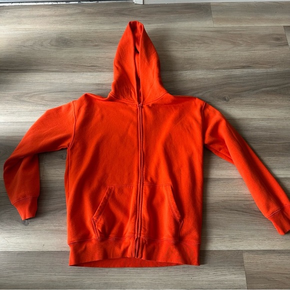 GAP NWOT Kids Bold Orange Sweatshirt Hoodie XXL 14-16 - Picture 1 of 5
